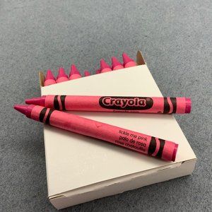 Crayola Crayons Lot of 16 Standard Size Tickle Me Pink Palo De Rosa Rose…